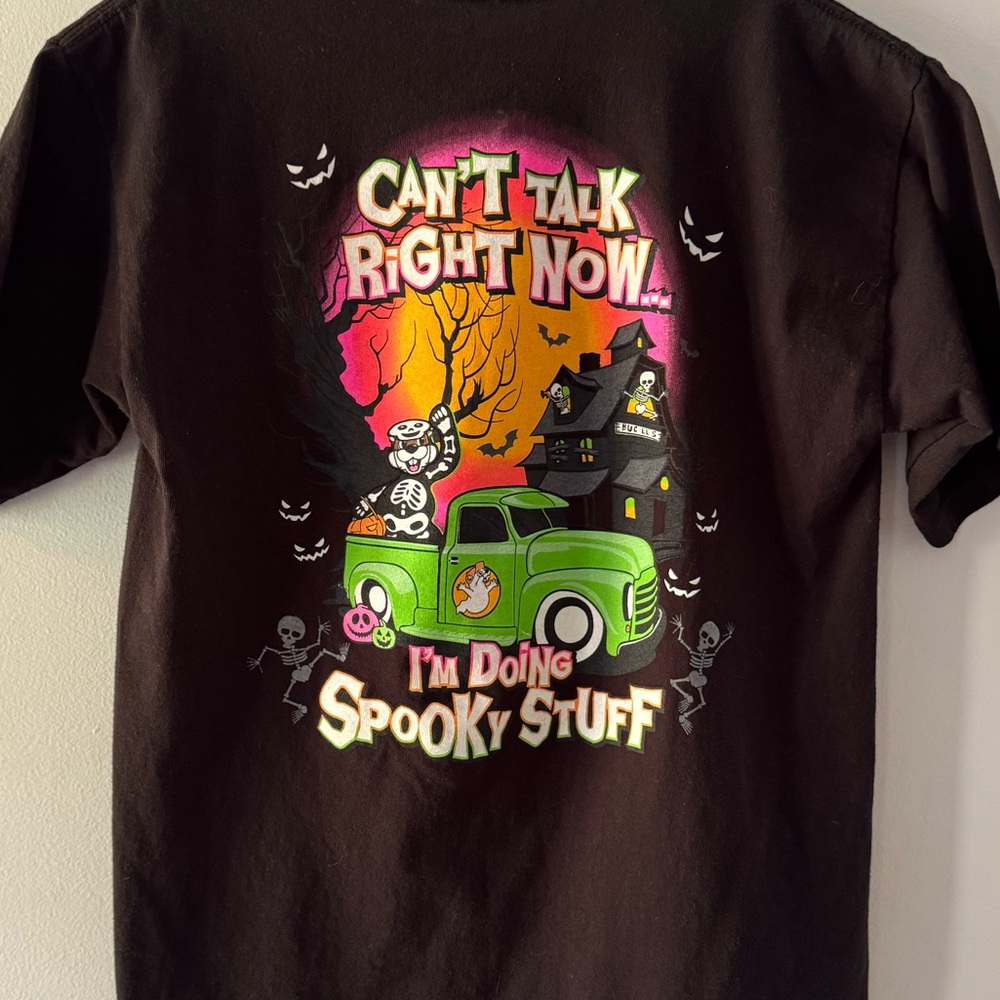 Buc-ee's Bucees Halloween T-Shirt Glow-in-the-Dark, spooky, pumpkin, tee, Large